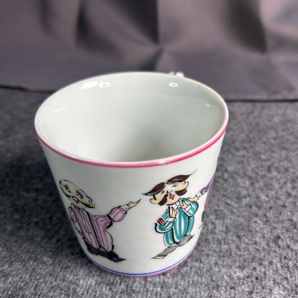 Vintage lefton “gay old blades” barber shop quartet hand painted coffee cup/mug‎ - Picture 8 of 10